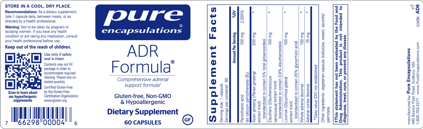 ADR Formula 60 Caps