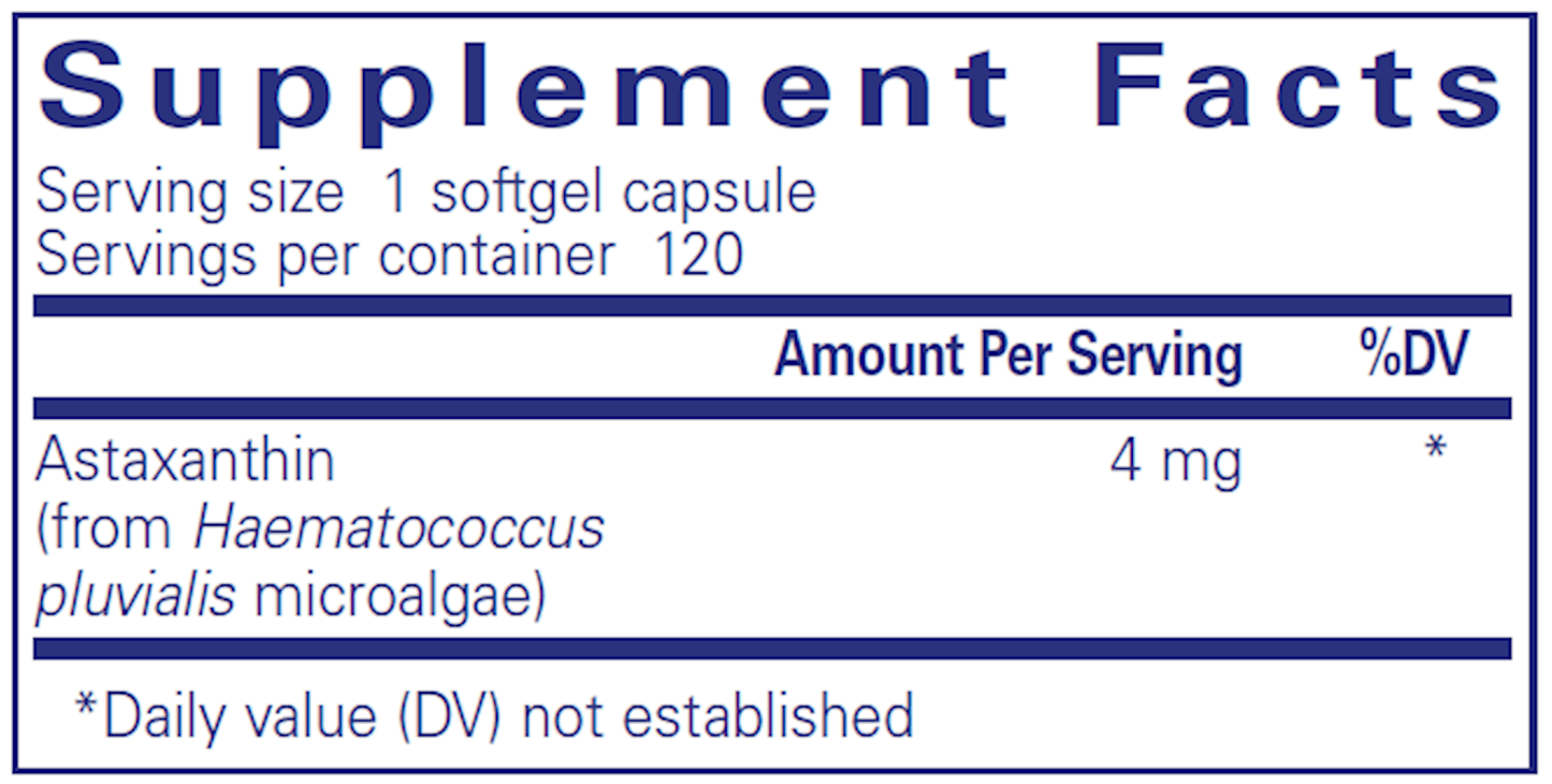 Astaxanthin 60 gels