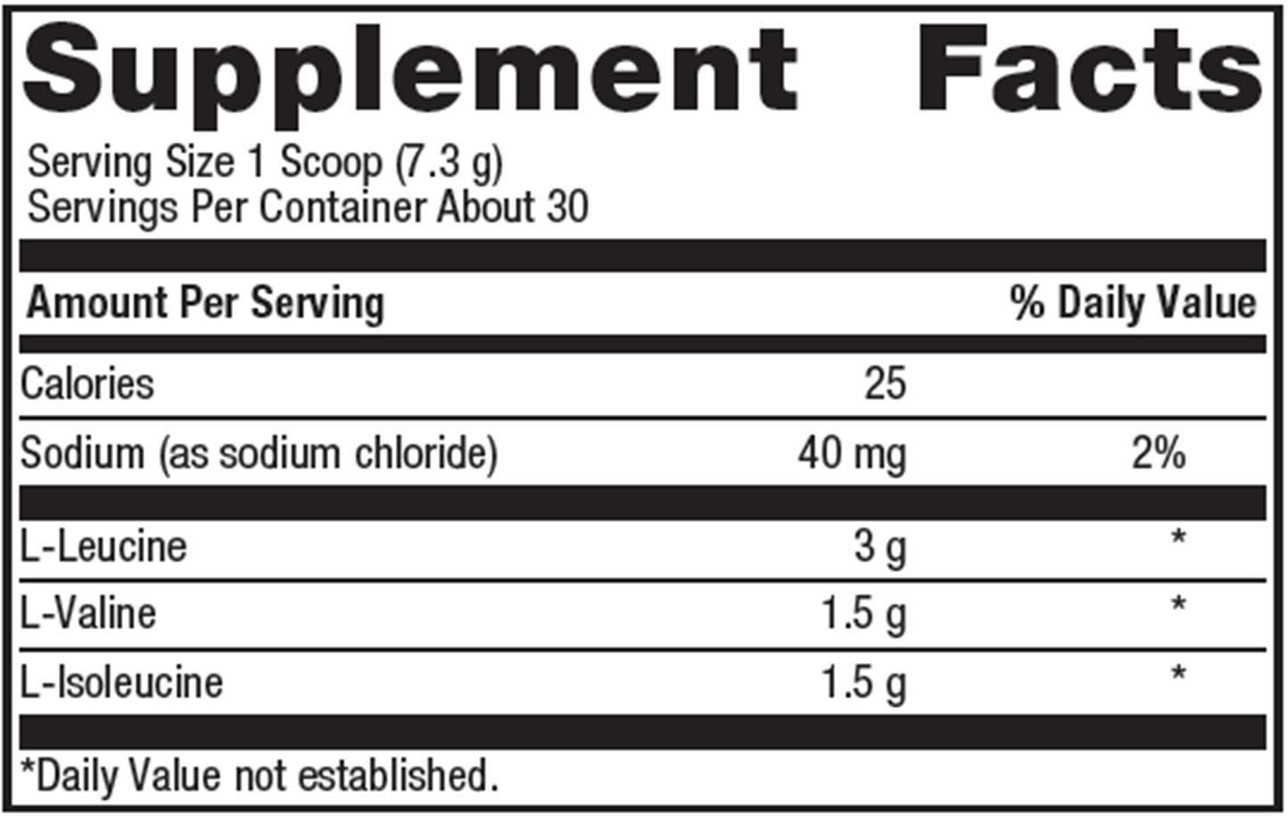 BCAA Orange Mango powder 7.72 oz.