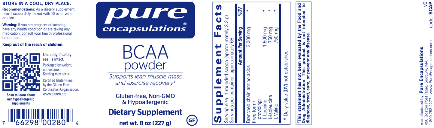BCAA Powder 8 oz.