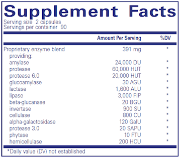 Digestive Enzymes Ultra 180 caps