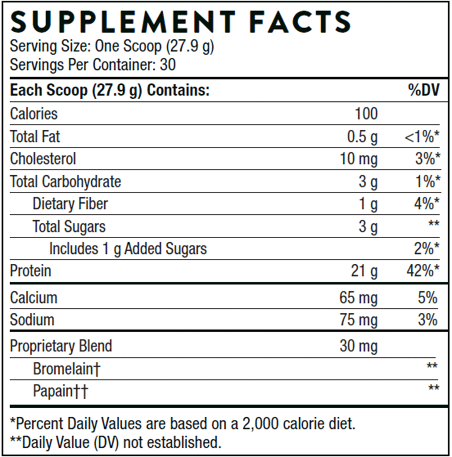 Whey Protein Isolate Van NSF 29.5 oz