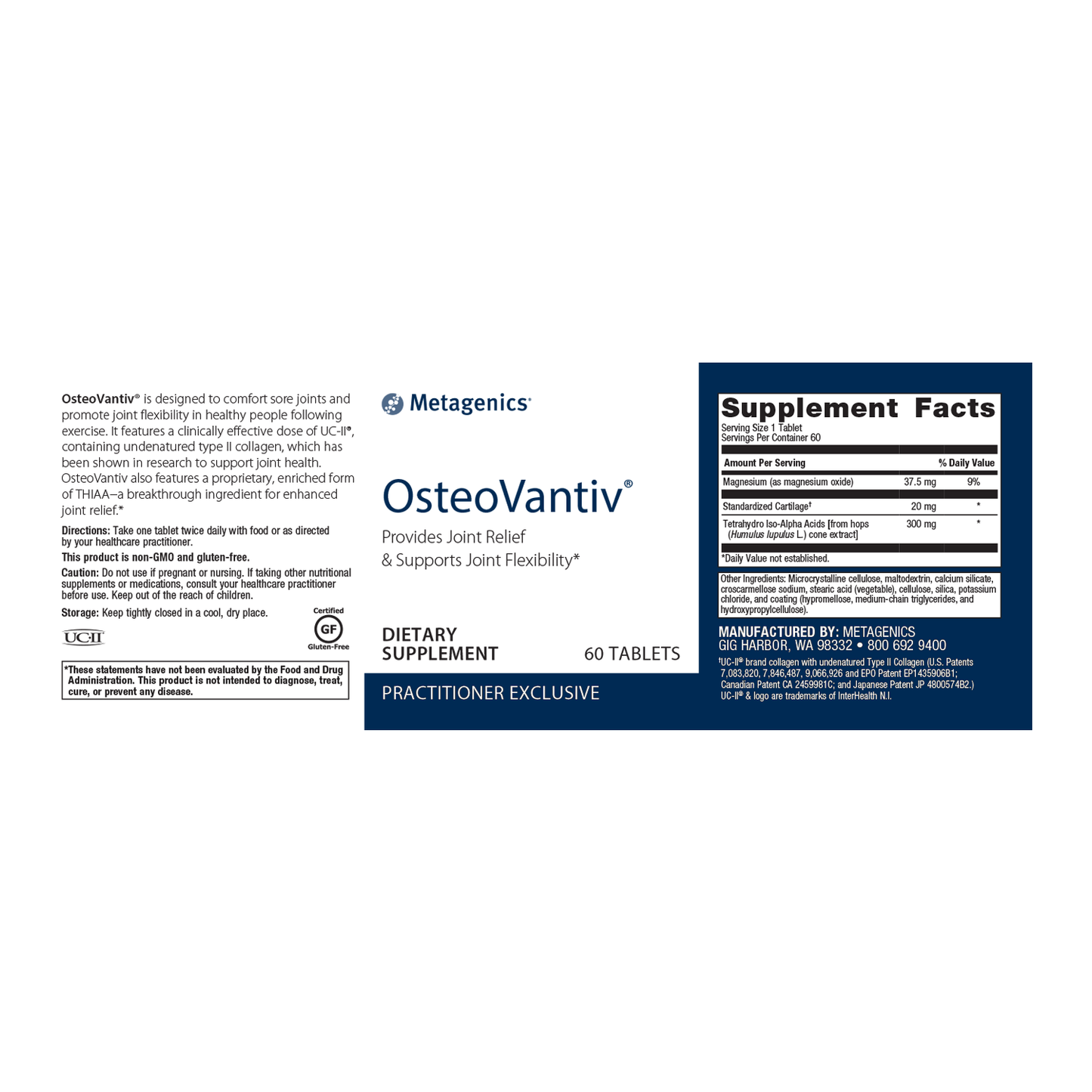 OsteoVantiv® 60 Tablets