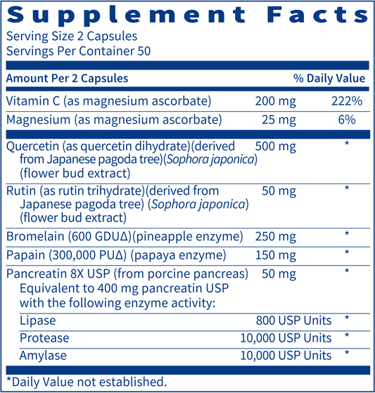 Quercetin-Bromelain Forté 100 caps